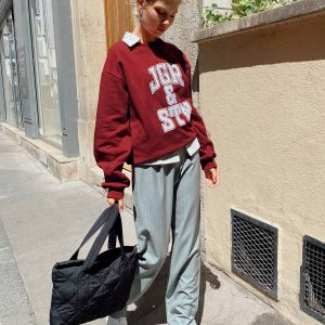 Titius Pant Grey Pinstripe