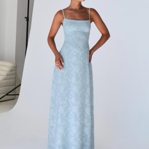 South Of France Maxi Dress Blue Petite