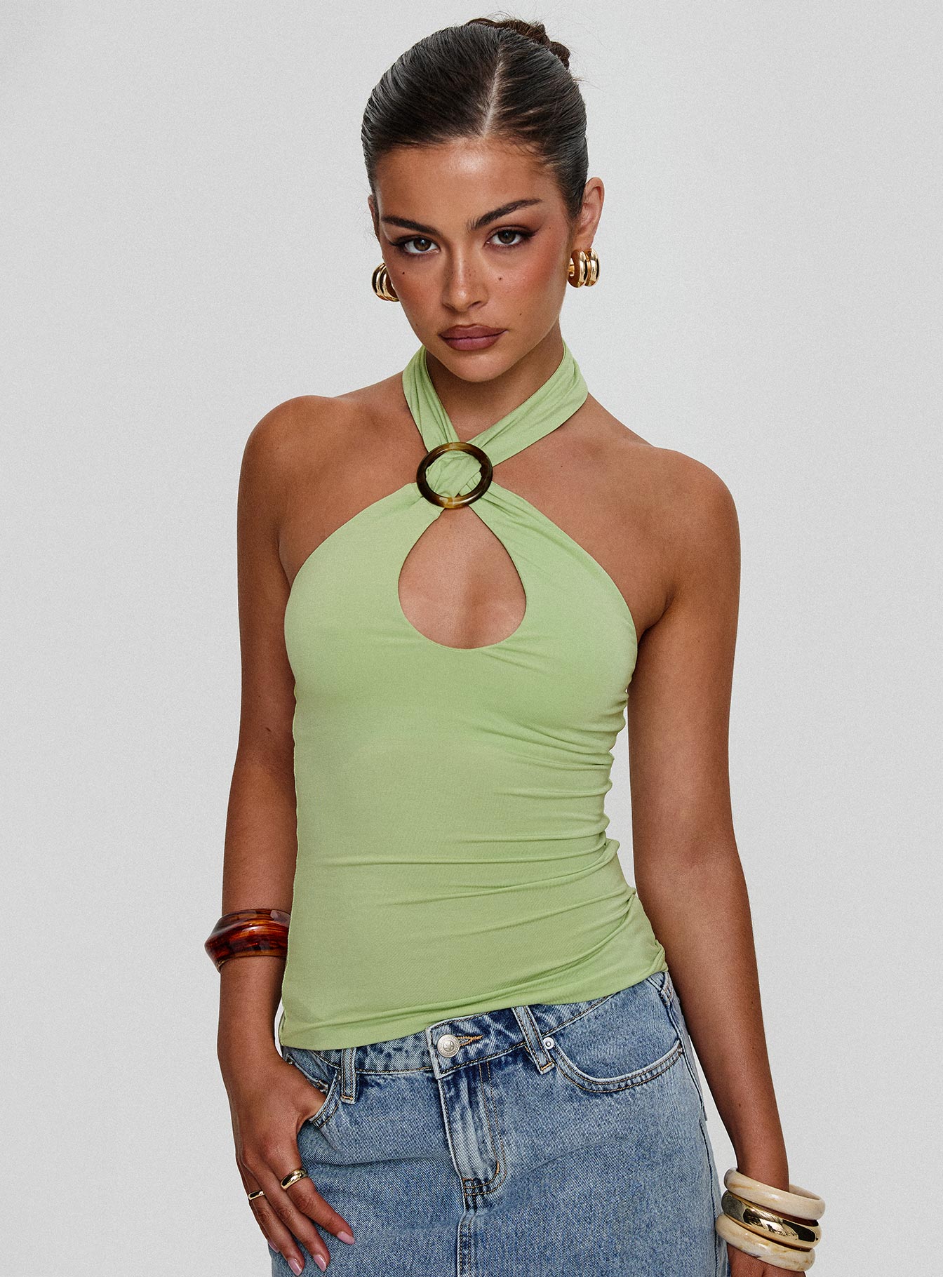 Quell Top Green