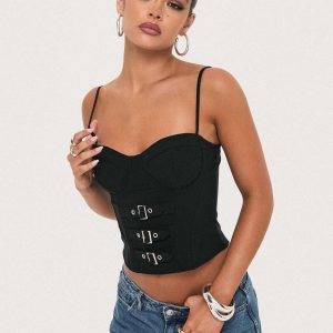 Come Through Top Black