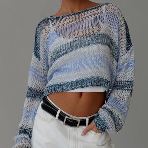 Perren Sweater Blue Stripe