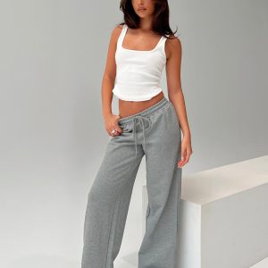 All Day Straight Leg Sweatpants Grey Marle