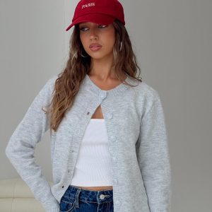 Denmark Cardigan Grey