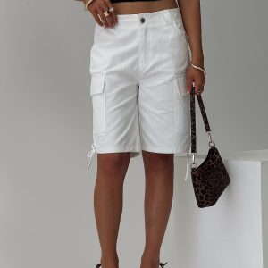 Bleachers Shorts White