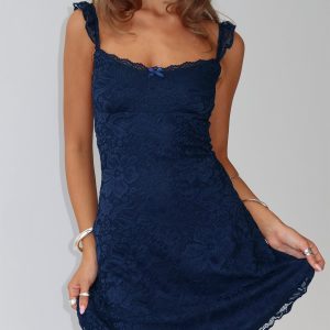 Beacall Mini Dress Navy