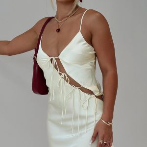 About A Girl Mini Dress Cornsilk