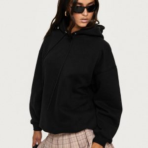 Alvon Hooded Sweatshirt Black