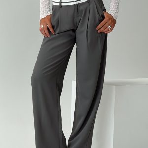 Tennent Low Waist Pants Slate