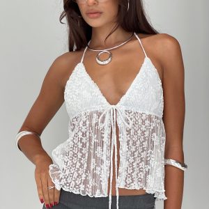 Chantria Lace Top White