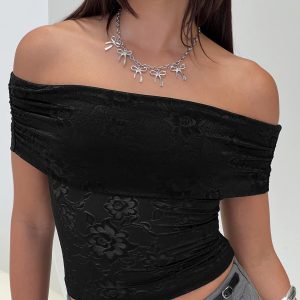 Werrender Off The Shoulder Top Black
