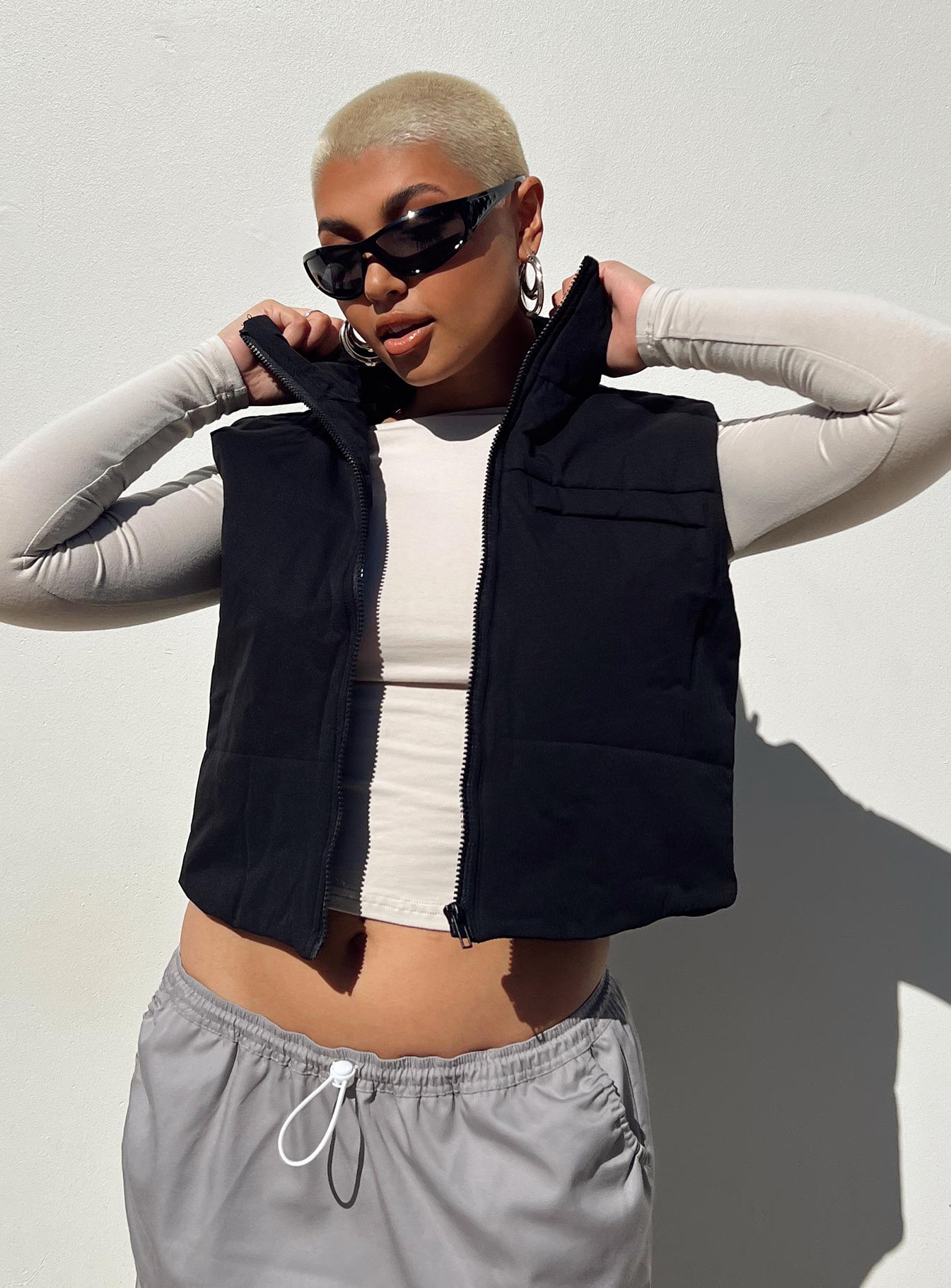 Kirby Puffer Vest Black - Image 2