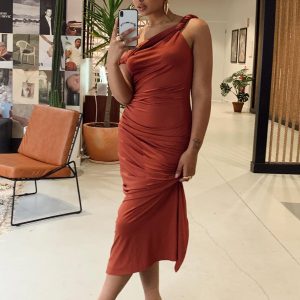 Danyon Maxi Dress Burgundy