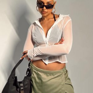 Motel Zephyr Skirt Taupe