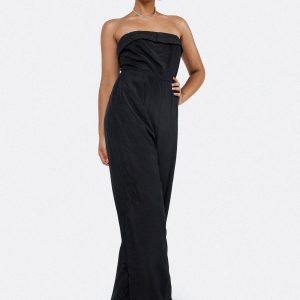 Josia Strapless Jumpsuit Black