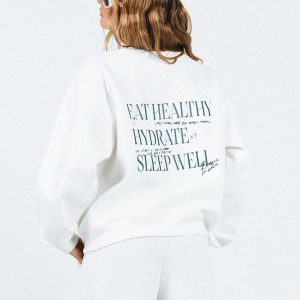 Health Sweatshirt White