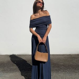 Field Of Dreams Maxi Dress Navy