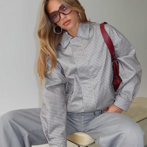 Kenny Bomber Jacket Cream Check