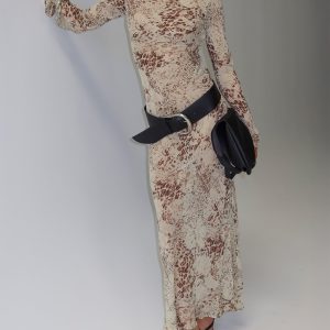 Switch Places Sheer Maxi Dress Animal