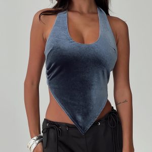Seleneah Halter Top Slate