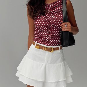 Boderek Mini Skirt White