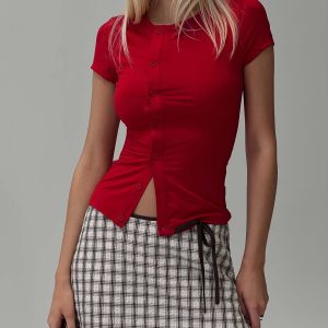 Calyssa Top Red