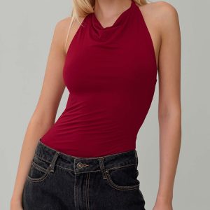 Imposter Bodysuit Cherry Red