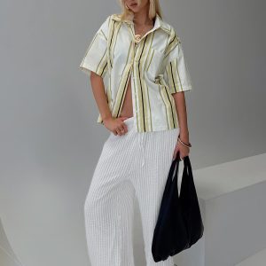 Grove Mesh Pants White