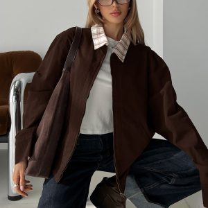 Soraia Workwear Jacket Brown