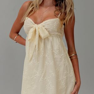 Granno Mini Dress Lemon