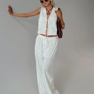 Kindred Pants White / Green