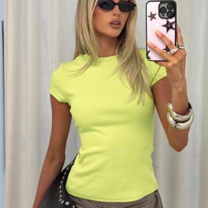 Baseline Longline Rib Top Green