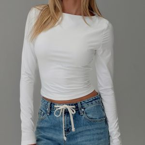 Nadene Top White
