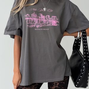 Brooklyn Bridge Tee Black