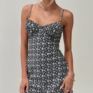 Draven Mini Dress Black Multi