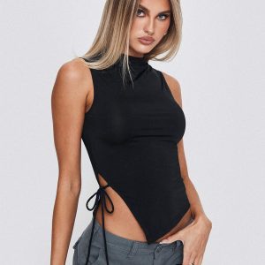 Solarah Tie Side Top Black