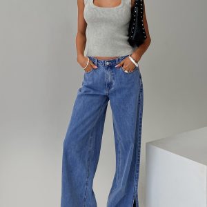 Lorinzo Low Rise Jeans Electric Blue