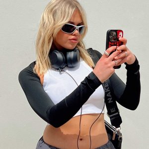 Kiora Bolero Top Black