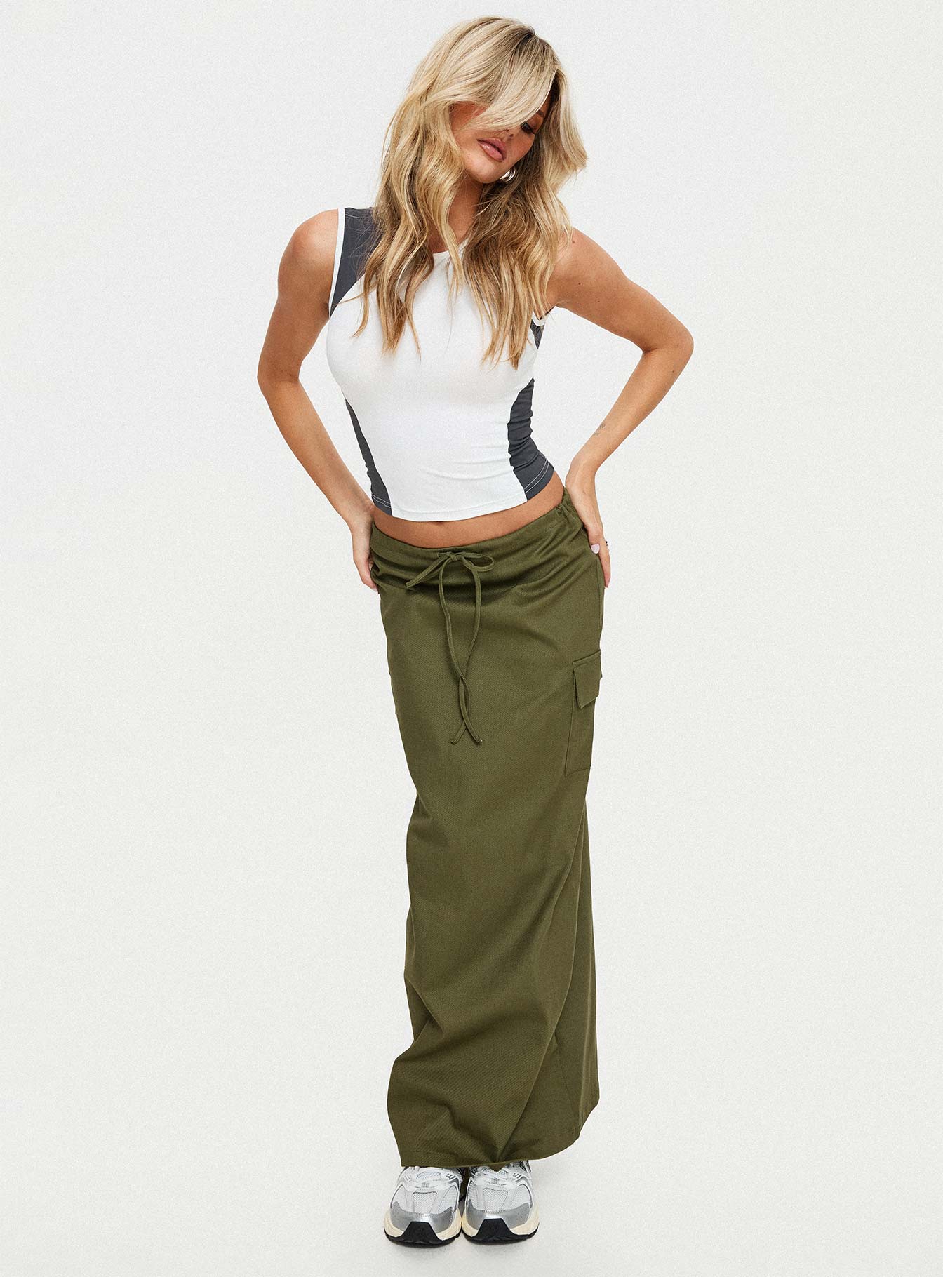 My Girl Maxi Skirt Olive - Image 7