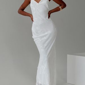 Naeema Maxi Dress White