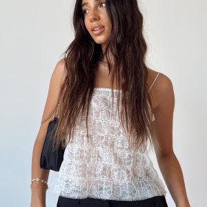 Clare Top White