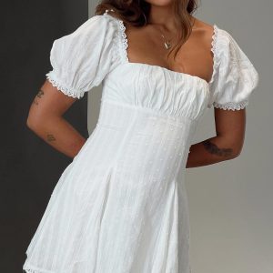 Rabatia Mini Dress White