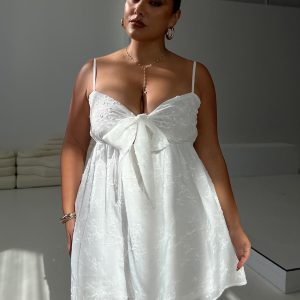 Granno Mini Dress White Curve