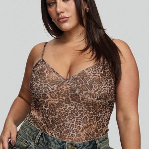 Elixia Bodysuit Leopard Curve