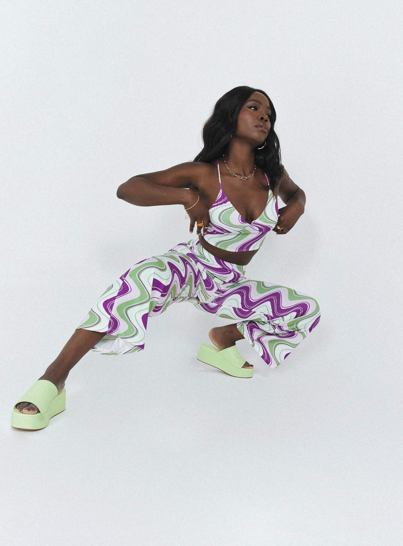 Gigi Set Purple / Green - Image 2