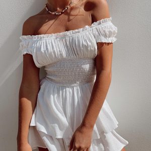The Love Galore Romper White