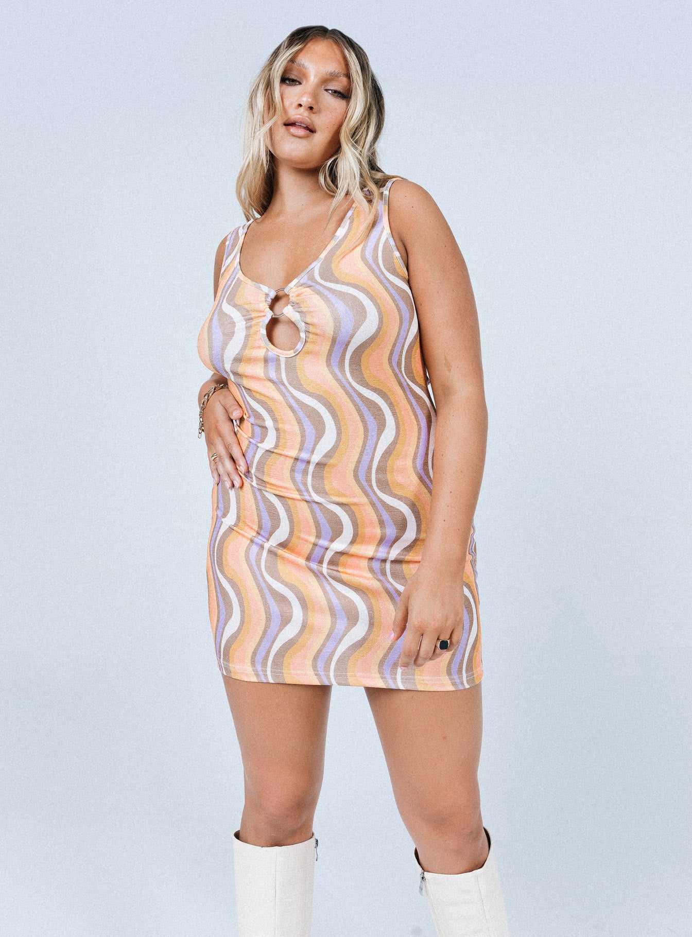 Georgie Mini Dress Multi - Image 2