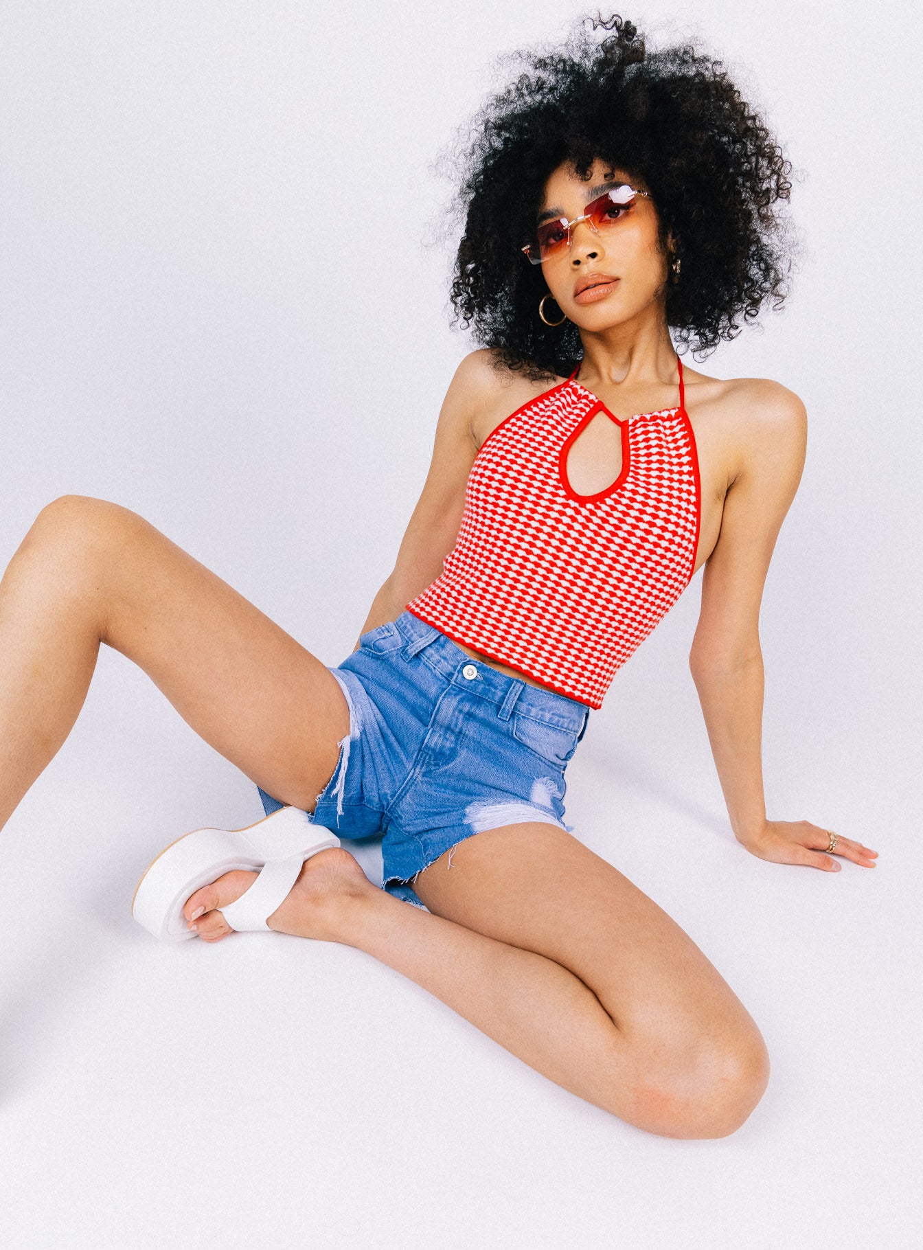 Alvana Denim Shorts - Image 3