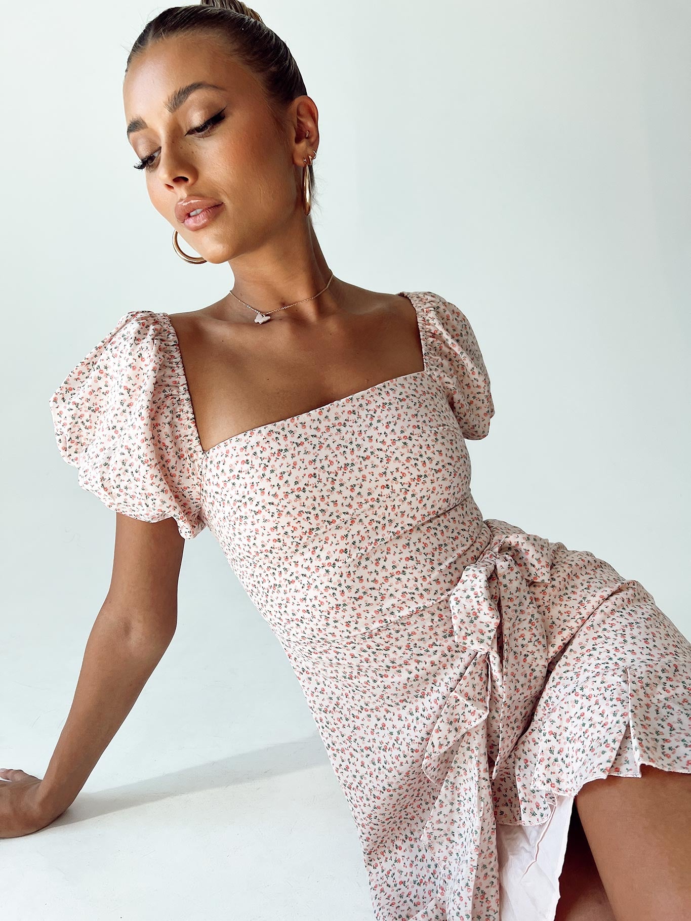 Annie Mini Dress Pink - Image 2