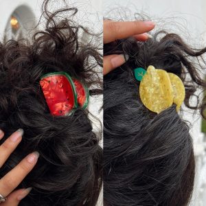 Fruity Hair Clip Pack Watermelon / Lemon