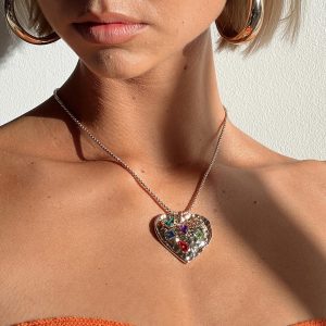 Evry Heart Necklace Gold